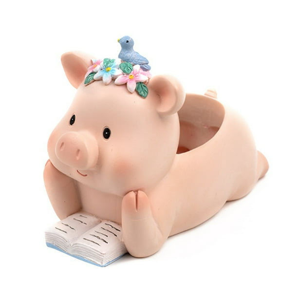 Mini Pig Ornament Garden Plant Pot Flowerpot Desktop Car Home Office Decoration Mini Pig Ornament Garden Plant Pot Flowerpot Desktop Car Home Office Decoration